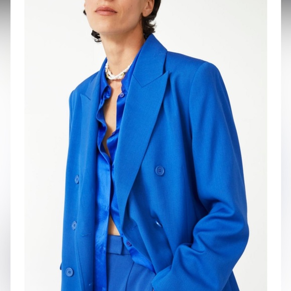 & Other Stories Double Breasted Blazer - Picture 3 of 5